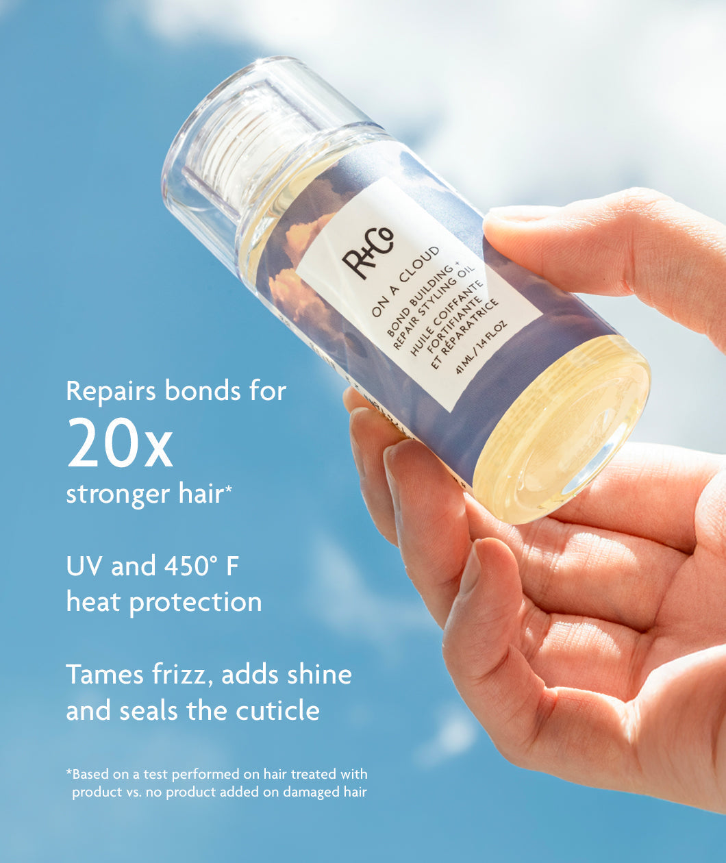 R+Co On A Cloud Bond Building Repair + Styling Oil 1.4oz