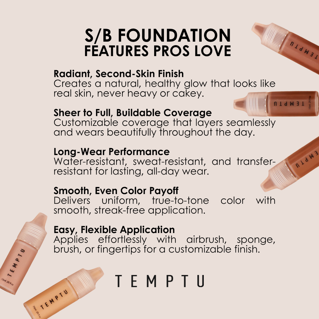 TEMPTU S/B Foundation Starter Set 12 Pack 0.25 oz