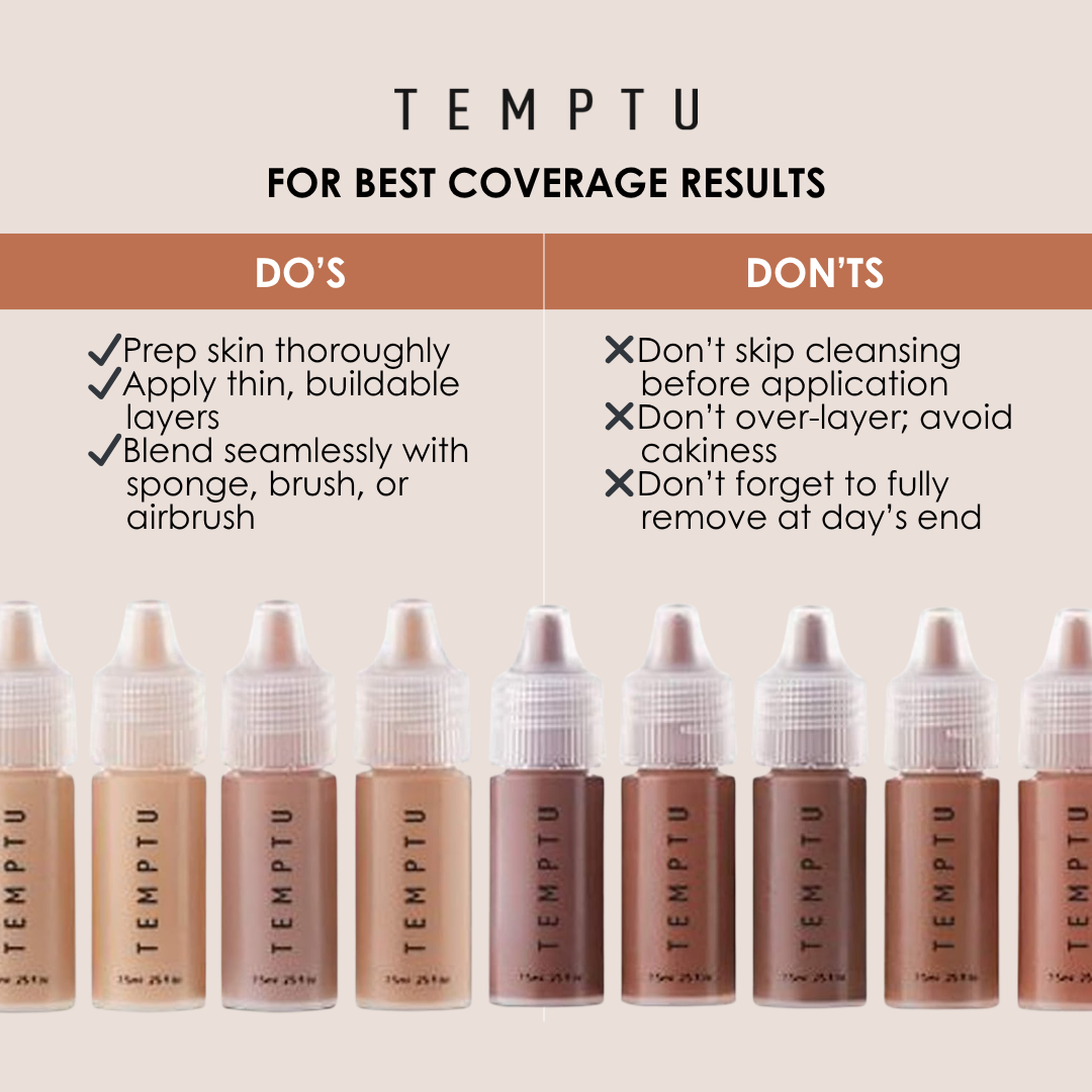 TEMPTU S/B Foundation Starter Set 12 Pack 0.25 oz