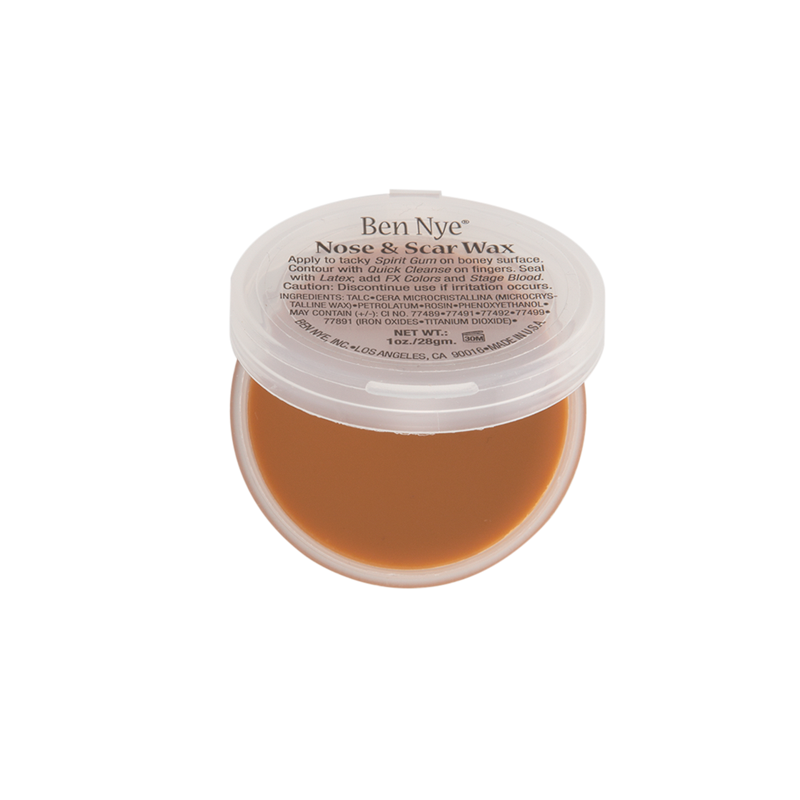 Ben Nye LBW-2 Light Brown Nose & Scar Wax 2oz