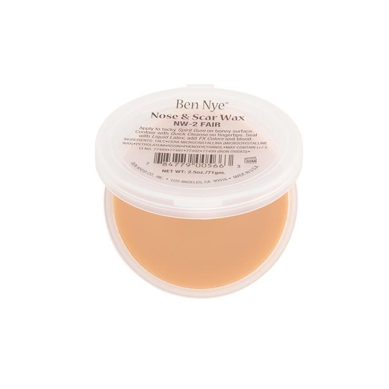 Ben Nye LBW-2 Light Brown Nose & Scar Wax 2oz