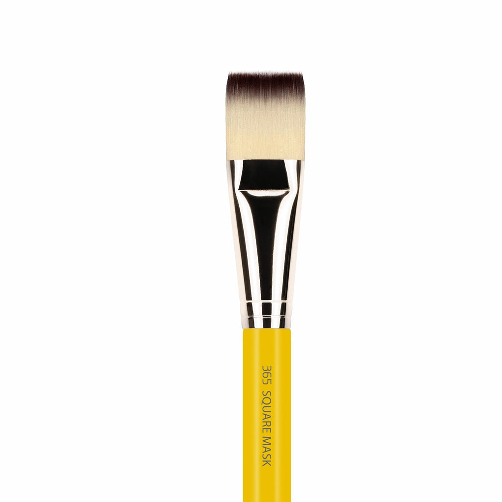 Bdellium Yellow 365 Studio Square Mask Brush