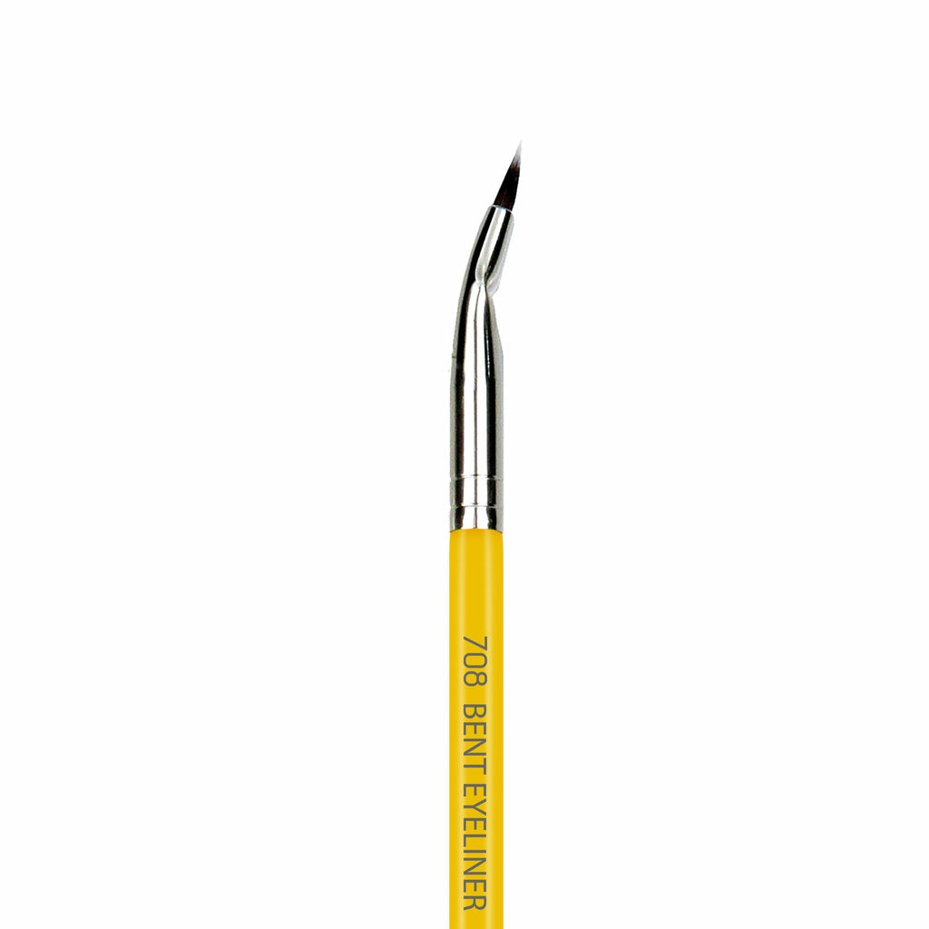 Bdellium Yellow 708 Studio Bent Eyeliner Brush