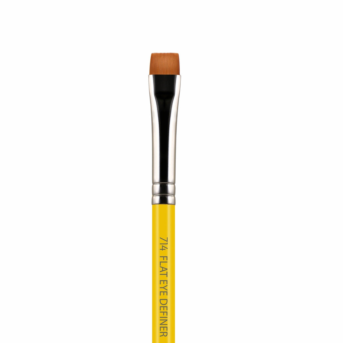 Bdellium Yellow 714 Studio Flat Eye Definer Brush