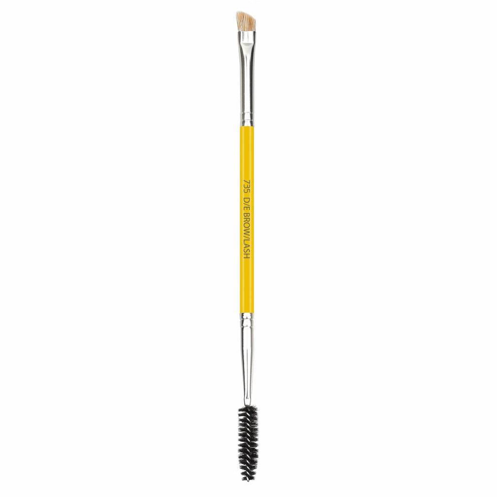Bdellium Yellow 735 Studio Double-Ended Brow/Lash Brush