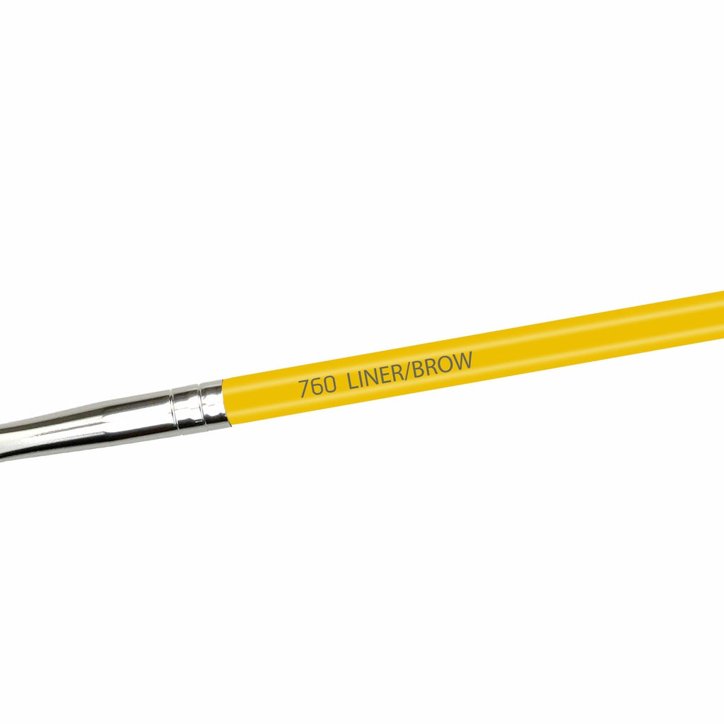 Bdellium Yellow 760 Studio Liner/Brow Brush
