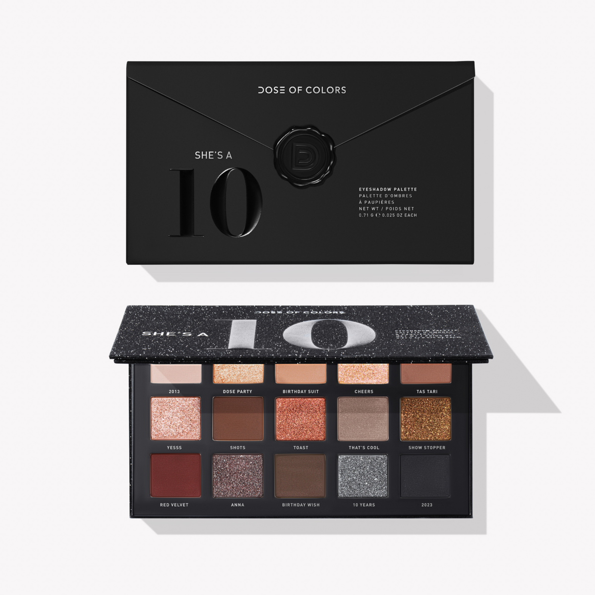 Dose of Colors 10 Year She's a 10 Eye Shadow Palette