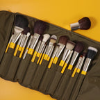 Bdellium 24 Piece Luxury Brush Set with Roll-up Pouch
