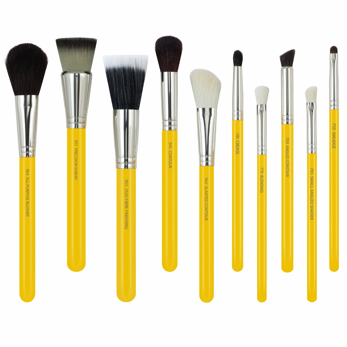 Bdellium 10 Piece Mineral Brush Set with Roll-up Pouch