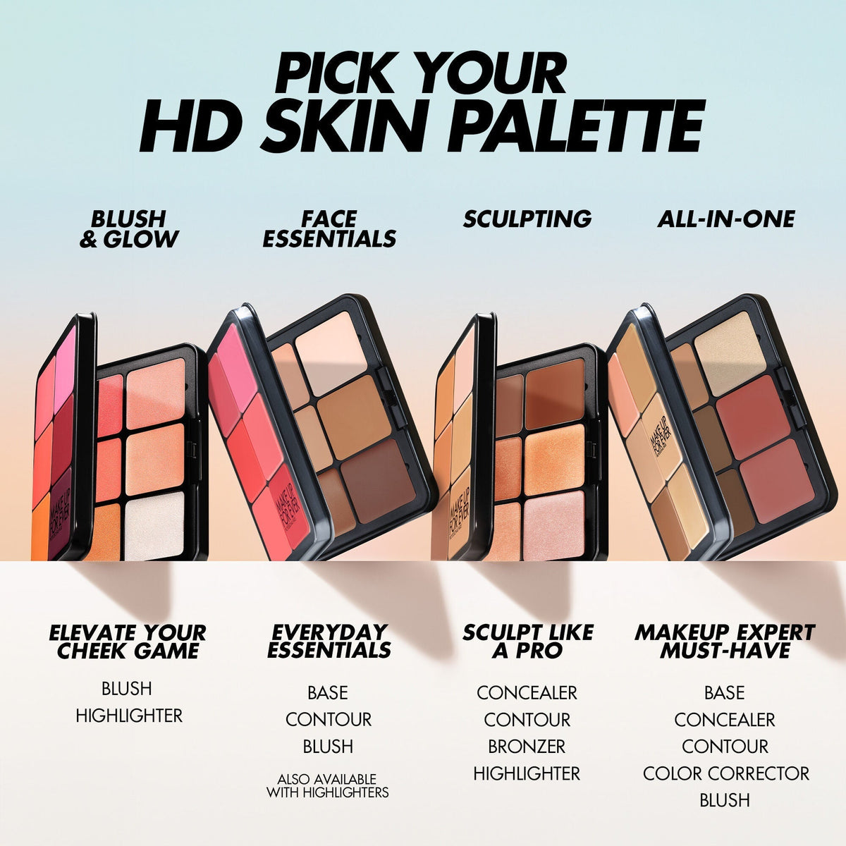 Make Up For Ever HD Skin Sculpting Palette