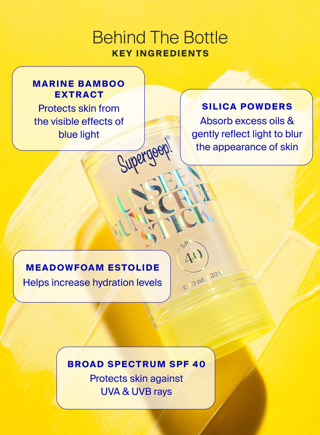 Supergoop! Unseen Sunscreen Stick SPF40