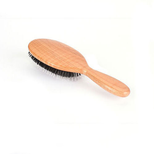 Bass Brushes Premiere Series Grande Oval with Ultra Premium Natural Bristle + Nylon Pin
