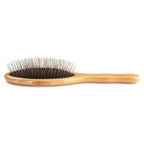 Bass Brushes 803 Dark Bamboo Large Oval Style Hairbrush with Premium Alloy Pins