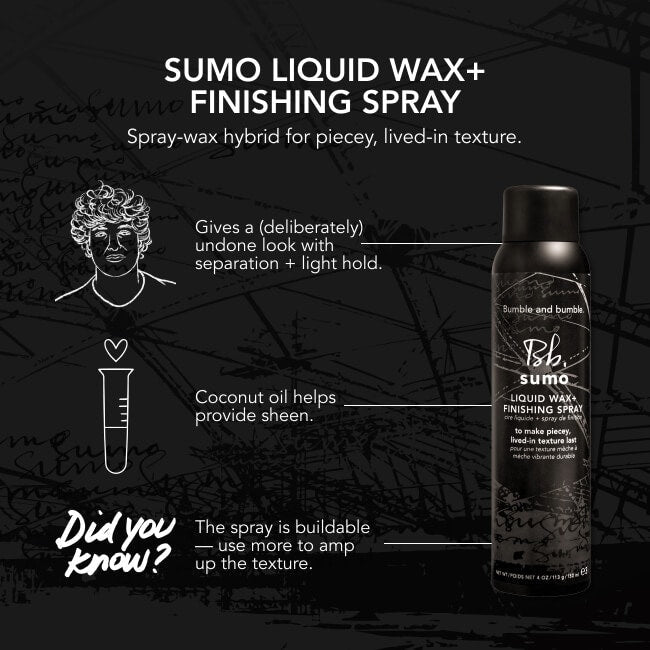 Bumble and Bumble Sumo Liquid Wax + Finishing Spray 4oz