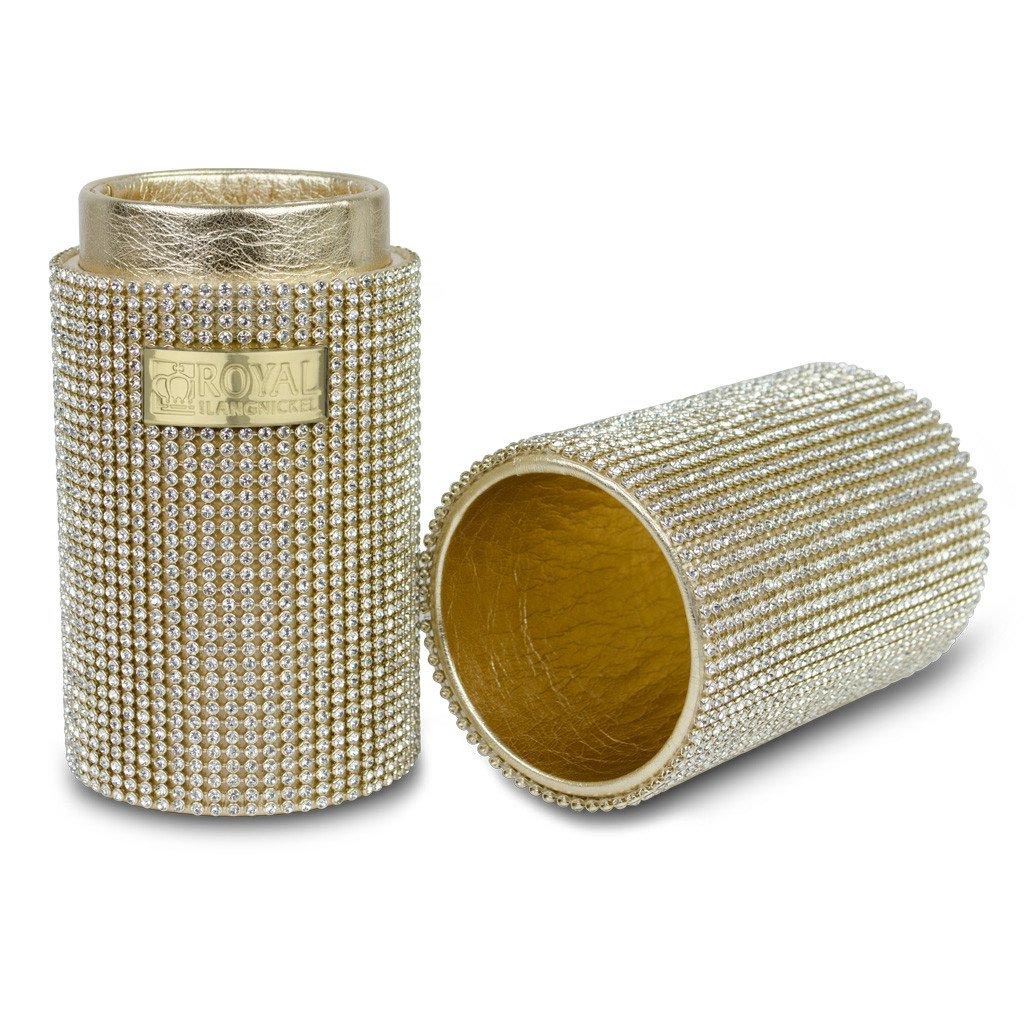 Royal & Langnickel Vanity Glam Gold Gem Brush Container BBOX-GLD