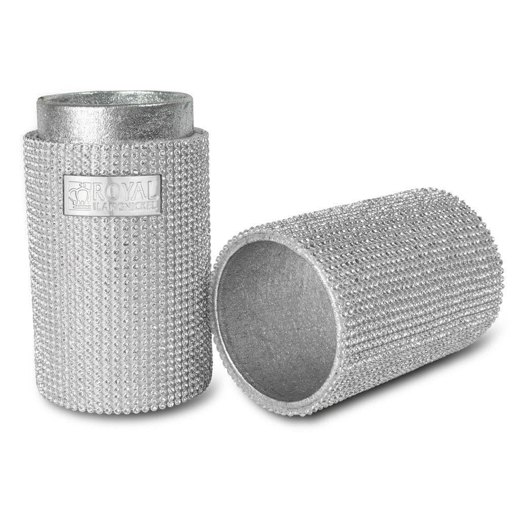 Royal & Langnickel Vanity Glam Silver Gem Brush Container BBOX-SIL
