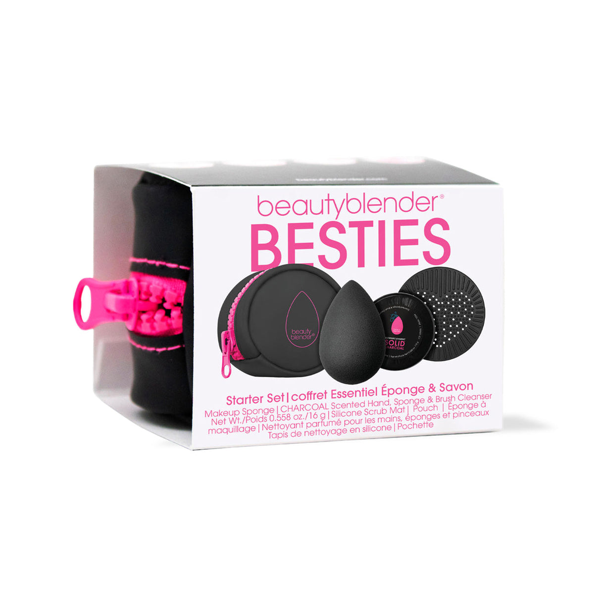 beautyblender BESTIES Blend & Cleanse Starter Set (Charcoal Edition)