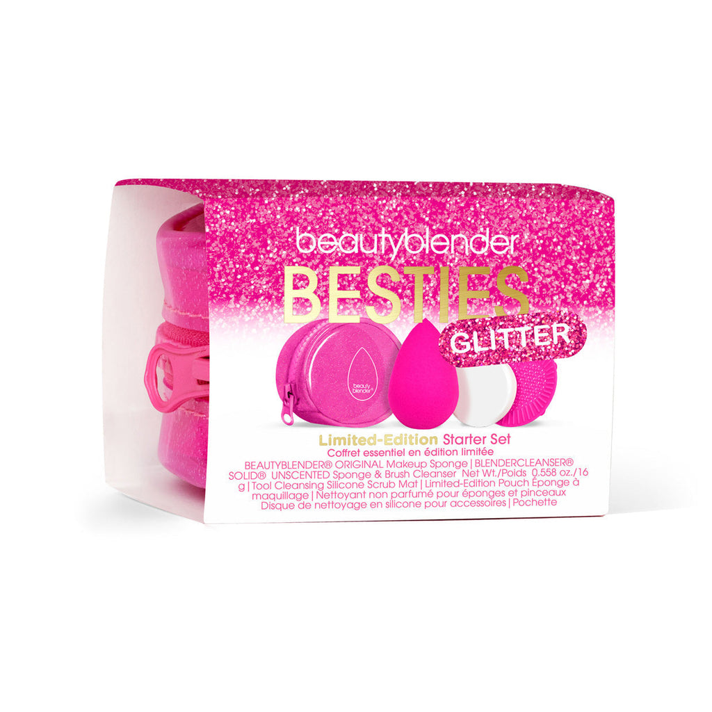 beautyblender Besties Glitter Blend & Cleanse 4-Piece Starter Set