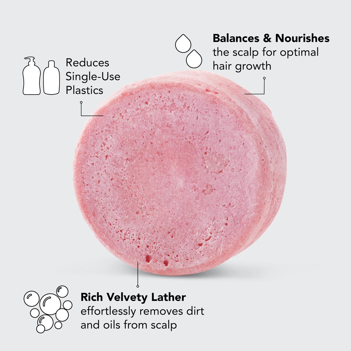 Kitsch Castor Oil Nourishing Shampoo Bar
