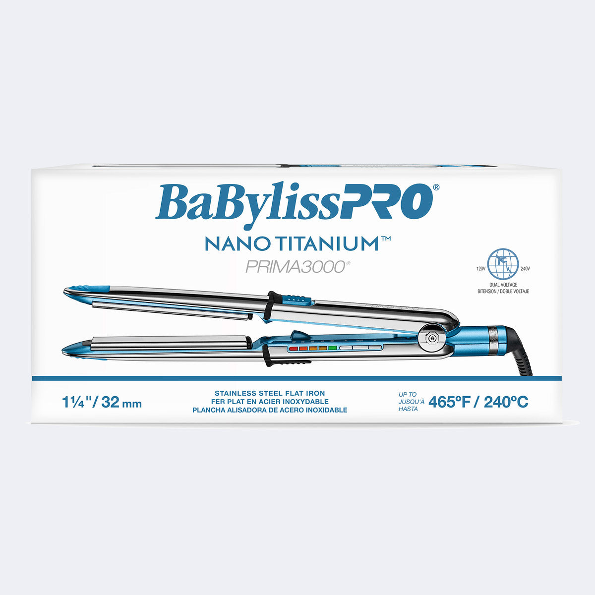 Babyliss PRO Nano Titanium PRIMA3000 1 1/4" Ionic Straightener
