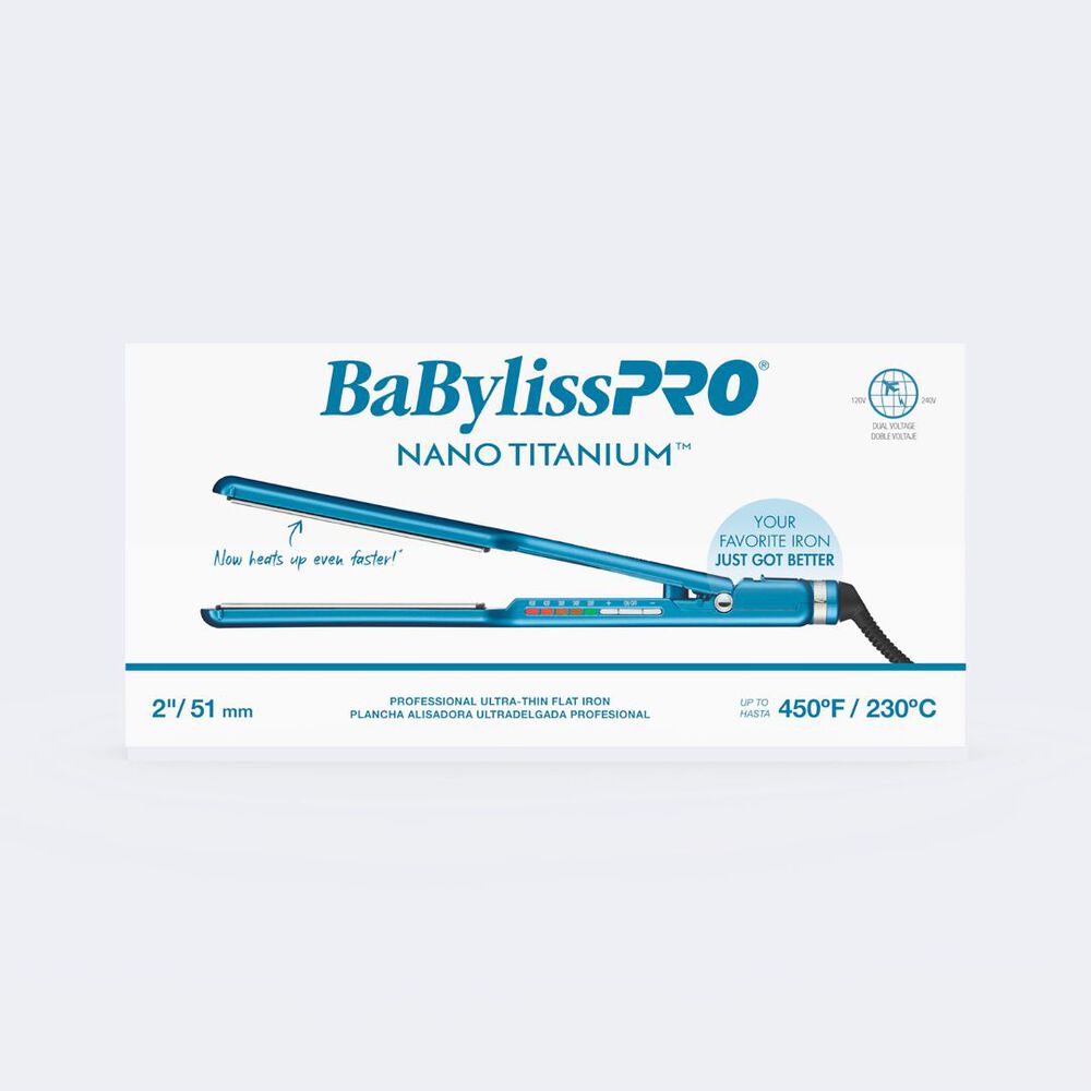 Babyliss Nano Titanium 2" Digital Ultra-Thin Flat Iron