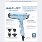 Babyliss PRO Nano Titanium Professional High-Speed Dual Ionic Dryer
