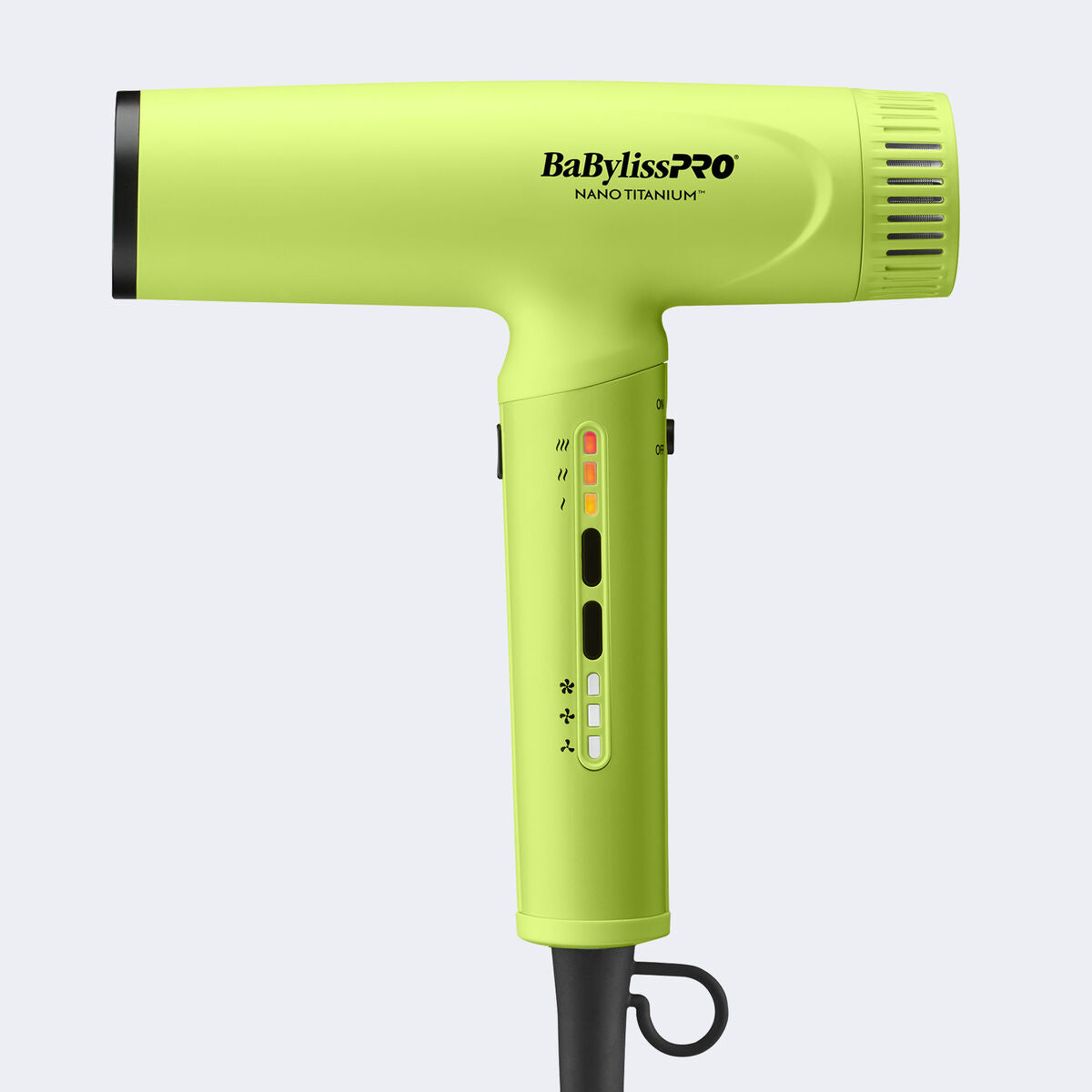 Babyliss Nano Titanium Neon Yellow Light Ionic High-Speed Dryer