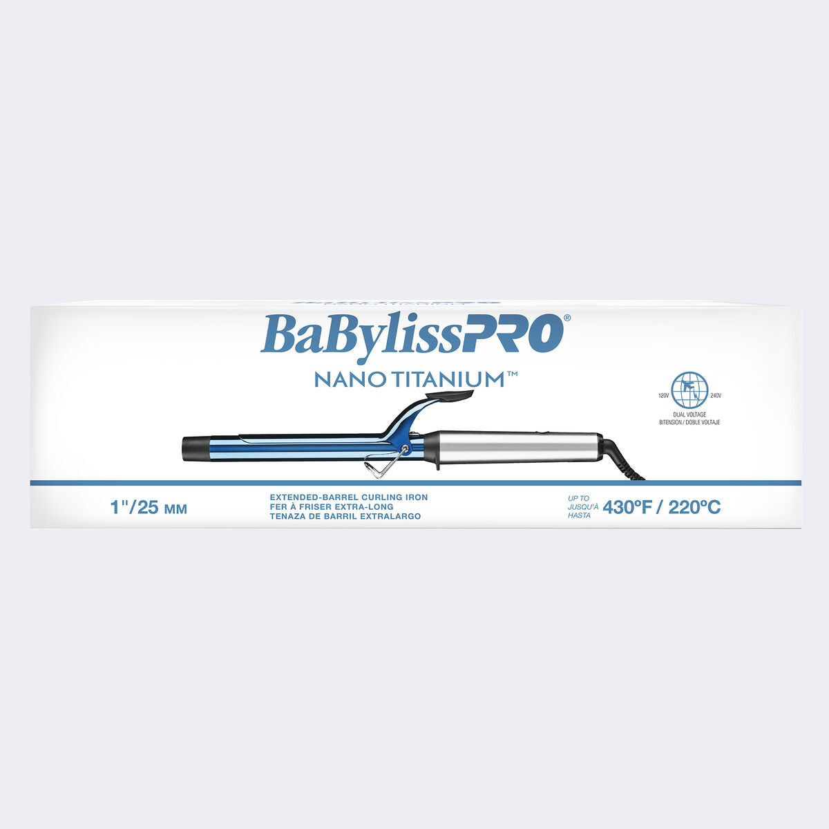 Babyliss PRO Nano Titanium 1" Extended Barrel Curling Iron