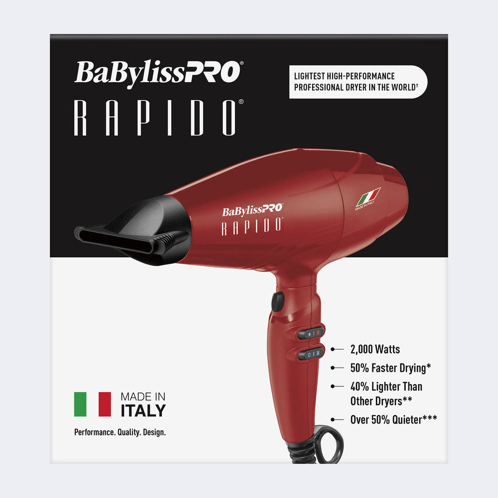 Babyliss PRO Rapido Dryer (Red)