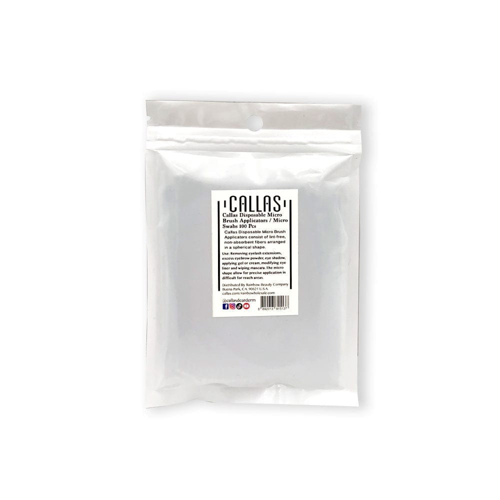 Callas Disposable Micro Brush Applicators/Micro Swabs (100 pcs)