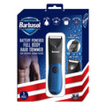 Barbasol Battery Powered Full Body Hair Trimmer Heat Resistant Ceramic Blades 5 Piece