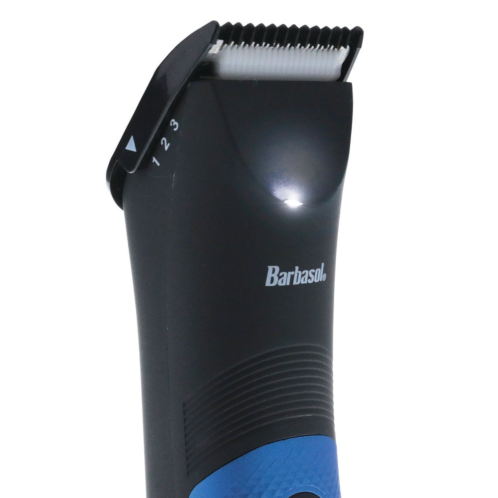 Barbasol Battery Powered Full Body Hair Trimmer Heat Resistant Ceramic Blades 5 Piece