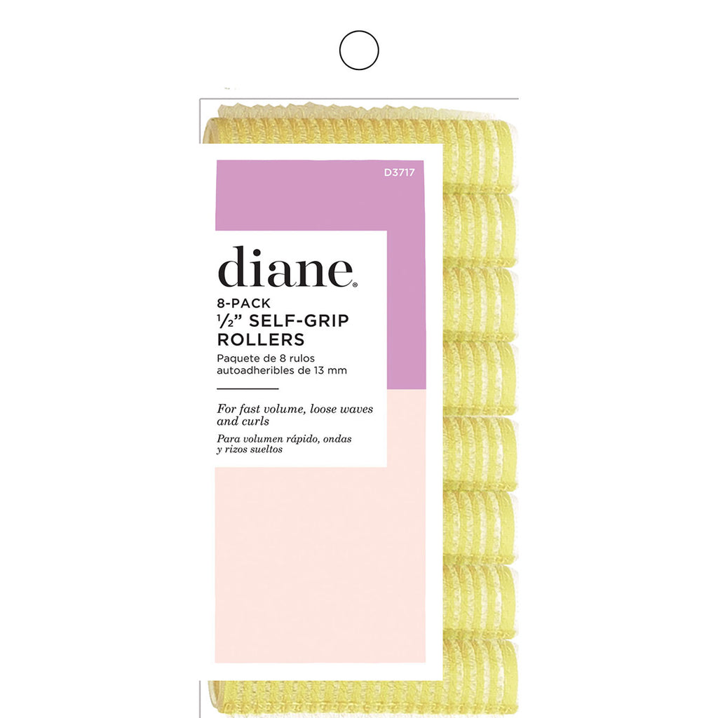 Fromm Diane D3717 Self Grip Rollers 1/2" Yellow 8pk