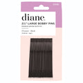 Fromm Diane 456 Large Bobby Pins 2 1/2 Inch Black 18pk