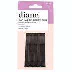 Fromm Diane 456 Large Bobby Pins 2 1/2 Inch Black 18pk