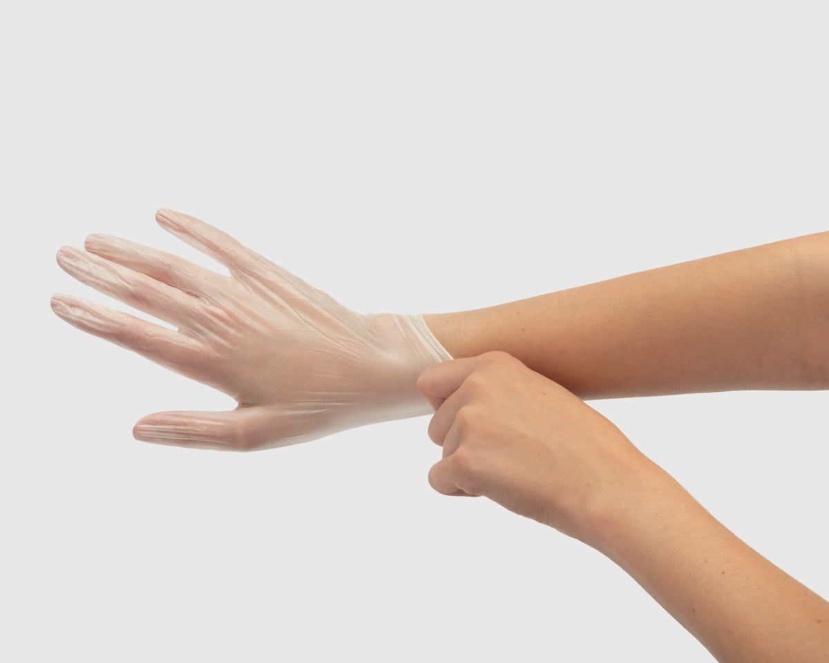 Fromm Diane D8023 XLarge Vinyl Powder Free Gloves Clear 100pk