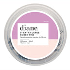 Fromm Diane DEC010 Extra Large Bobby Pins 3 Inch Black 100pk