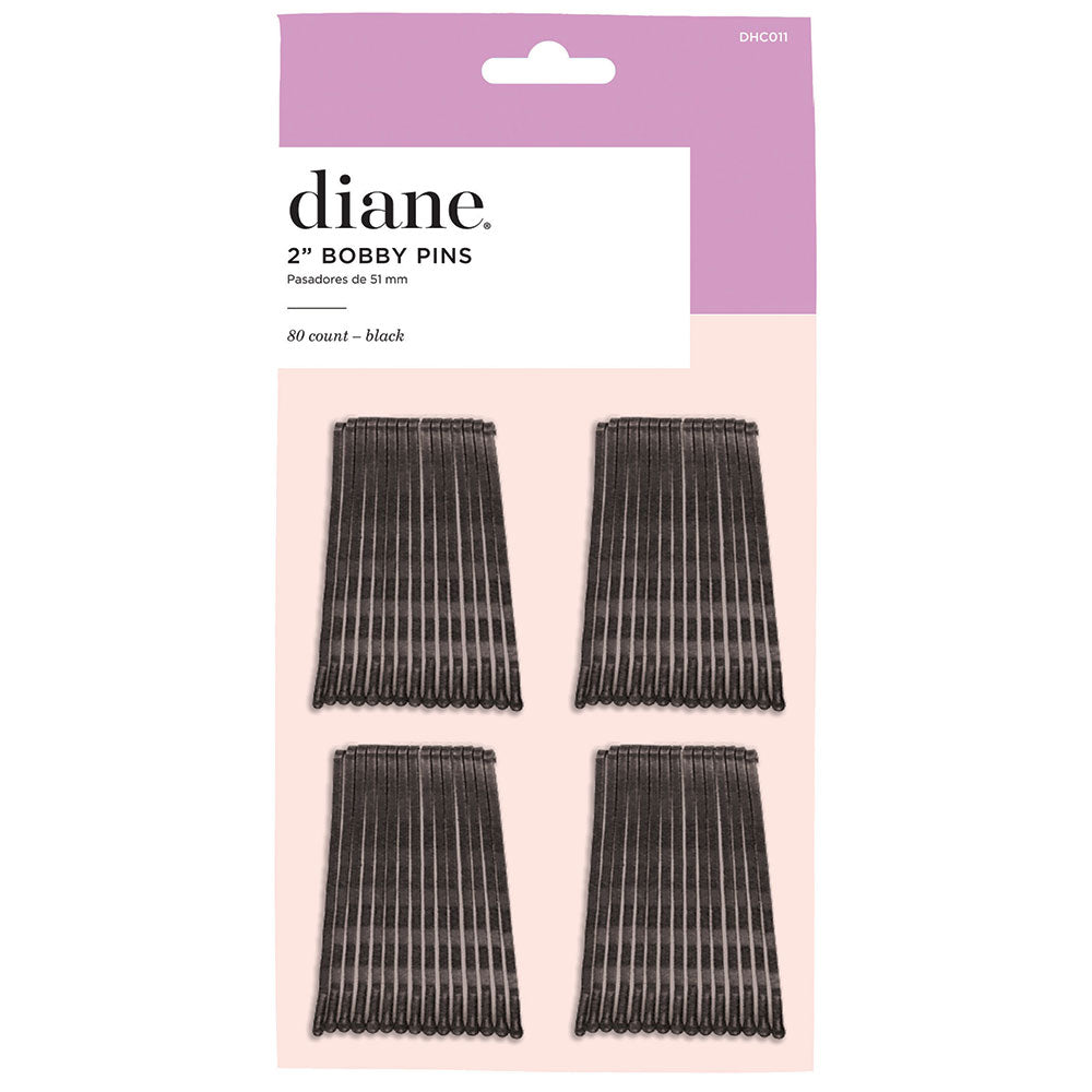 Fromm Diane DHC011 Bob Pins 2 Inch Black 80pk