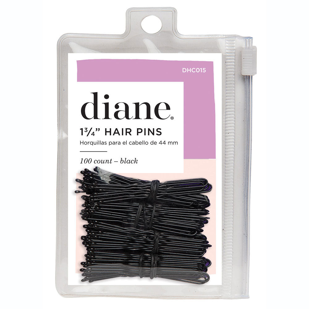 Fromm Diane DHC015 Hair Pins 1 3/4 Inch Black 100Pk Pouch