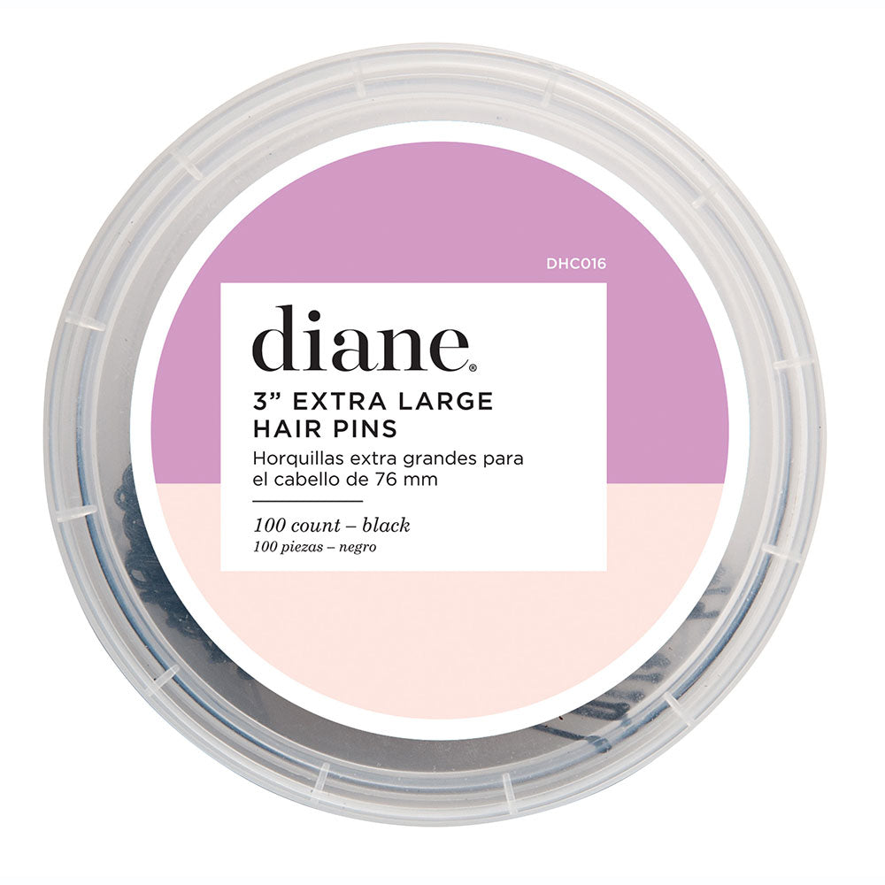 Fromm Diane DHC016 Hair Pins 3 Inch Black 100pk