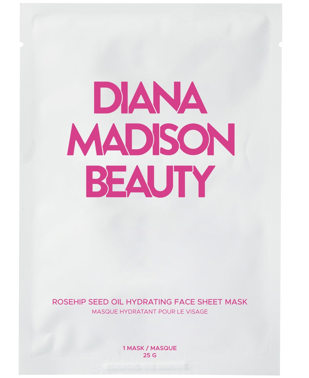Diana Madison Beauty Rosehip Seed Oil Hydrating Sheet Mask - Single Sachet
