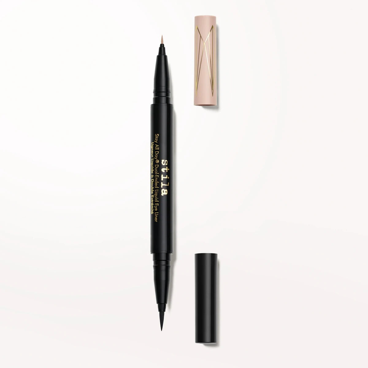 Stila Stay All Day® Dual-Ended Liquid Eye Liner: Shimmer Micro Tip - Kitten Kosmo / intense Black