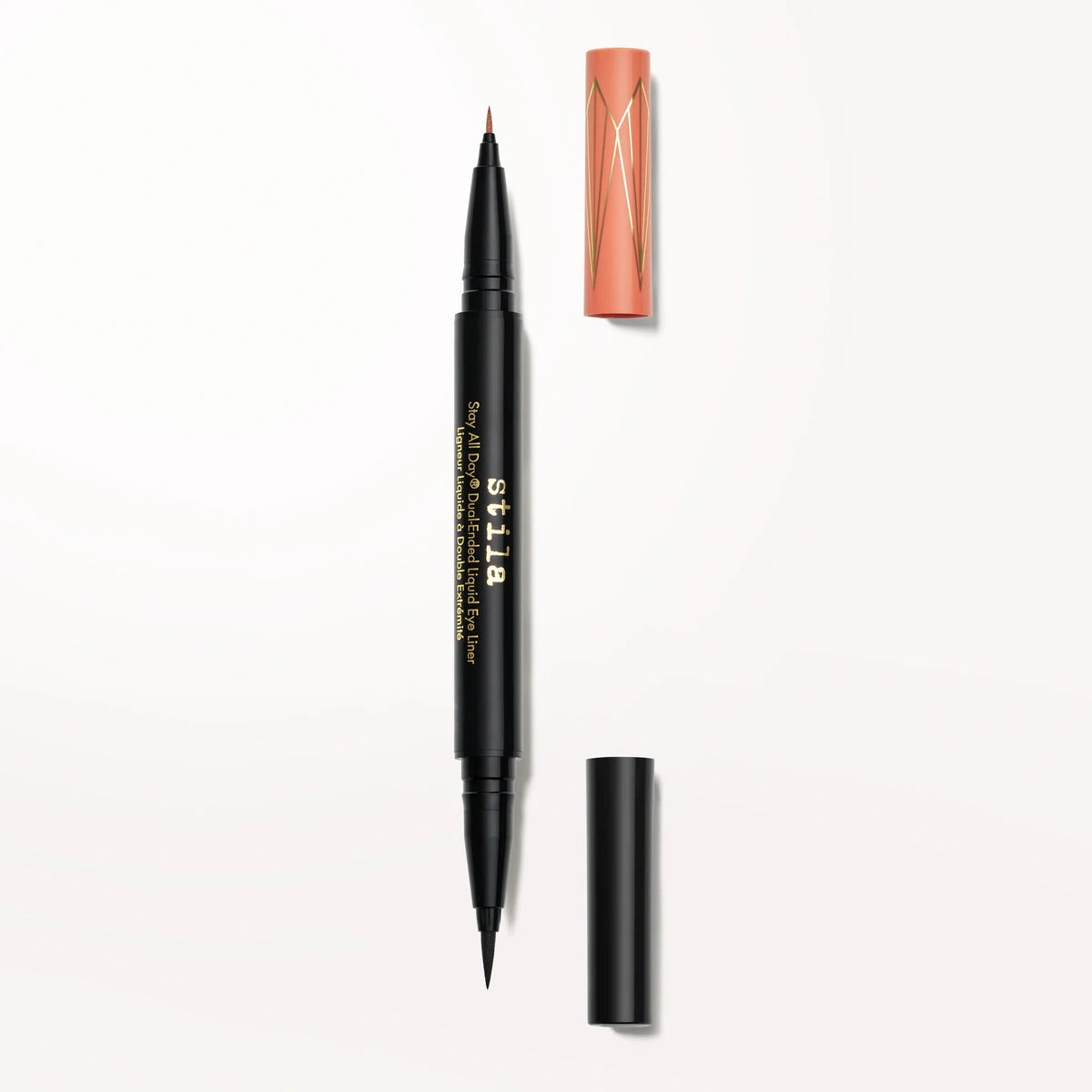 Stila Stay All Day® Dual-Ended Liquid Eye Liner: Shimmer Micro Tip - Tequila Sunrise / Intense Black