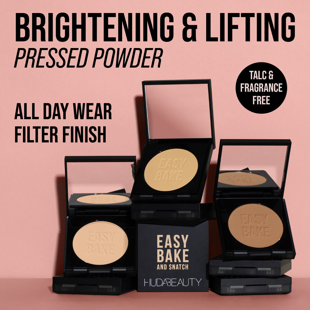 Huda Beauty Easy Bake and Snatch Pressed Brightening and Setting Powder