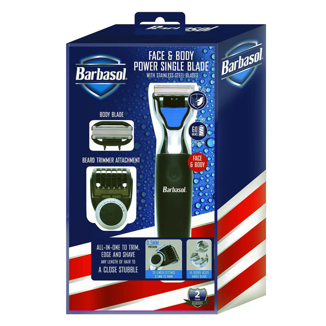 Barbasol Face & Body Power Single Blade