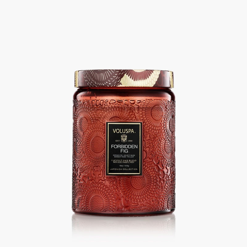 Voluspa Forbidden Fig Large Jar Candle 18oz