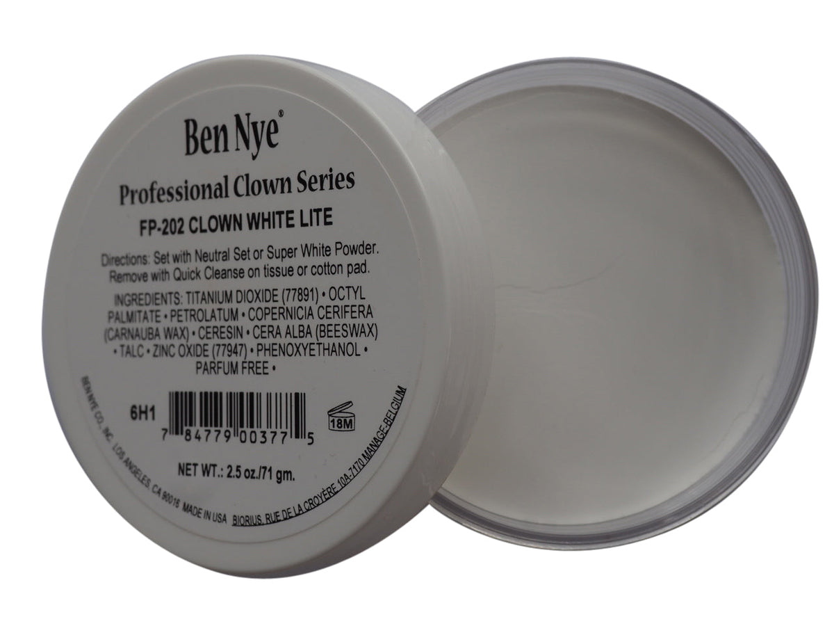 Ben Nye FP Series Clown White Lite FP-202 2.5oz