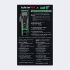 BaBylissPRO® x Tomb45® Wireless-Charging Clipper (Charging Pad NOT Included)