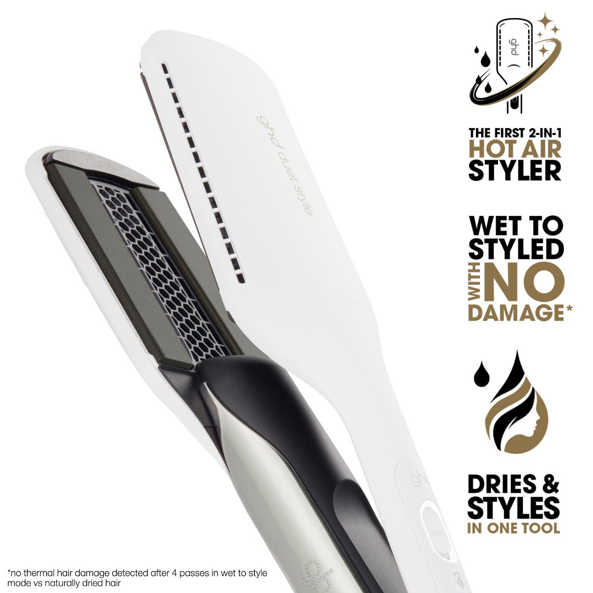 GHD Duet Style 2-in-1 Hot Air Styler White