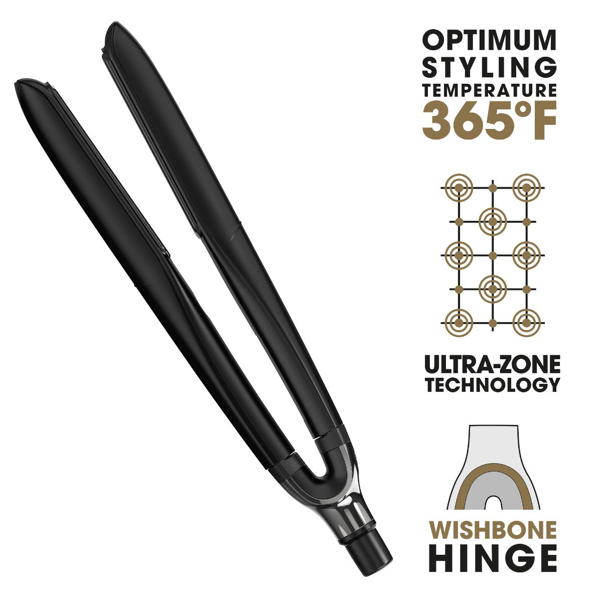 ghd Platinum+ Styler - 1" Flat Iron Black